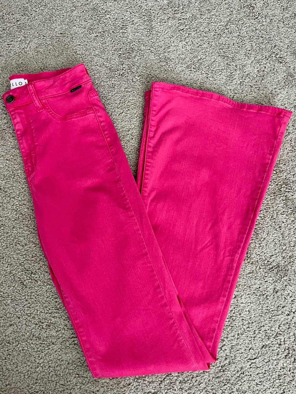Hot Pink Flare Jeans